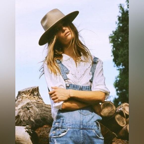 Lack Of Color Zulu Hat in Sand Free People Australian Wool STUNNING - Picture 5 of 13